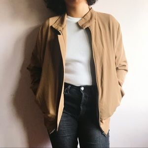 Topshop Tan Harrington Jacket